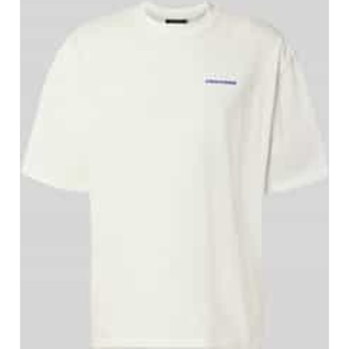 Oversized t-shirt met labeldetail model 'Bovec'
