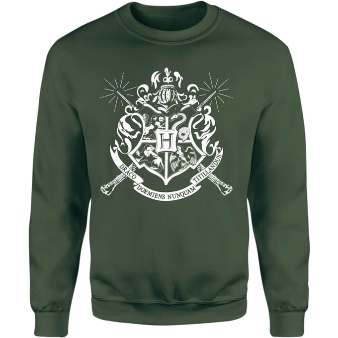 Harry Potter Hogwarts House Crest Sweatshirt - Green - S