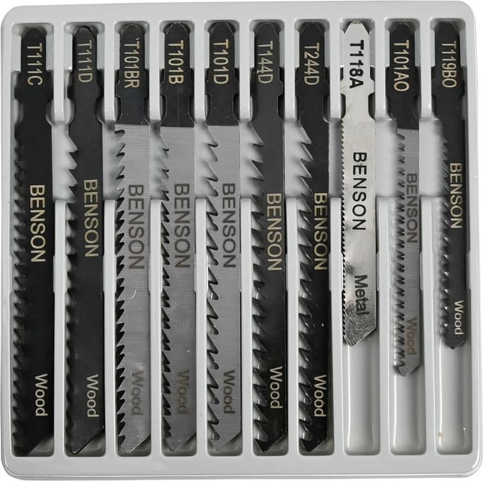Decoupeerzaag bladen set 10 delig