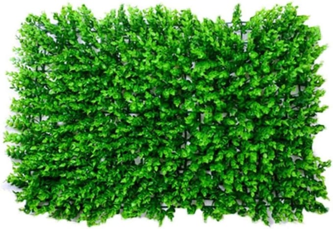 Kunstgras Panelen - Nep Gras Mat - Decoratie Buiten - Hoge Dichtheid - 40x60 cm - Geel