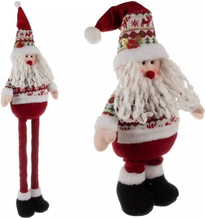 Ruhhy Kerstman - Telescopisch 95cm - Verstelbare Hoogte voor Flexibele Decoratie