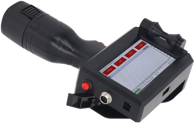 Cosensi- Inkjetprinter Draagbaar - 12,7 Mm Verstelbare Printhoogte - 4,3 Inch HD Touchscreen - Intelligente Processor - Geschikt voor QR-codes/Barcodes/Afbeeldingen - Draagbare Printer