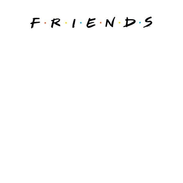 Friends Logo dames t-shirt - Wit - S