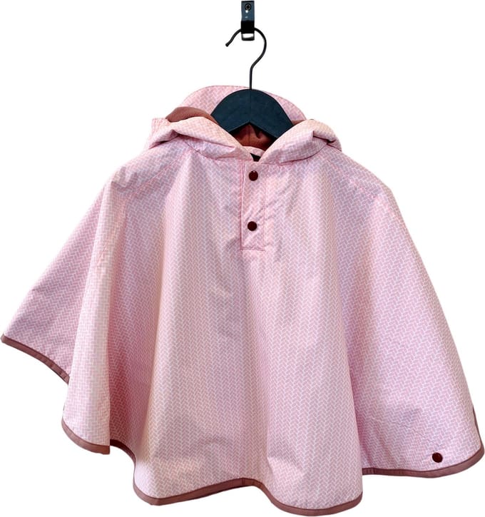 Ducksday- regenponcho kind – waterdicht – winddicht – fleece gevoerd – Molly – 2 jaar