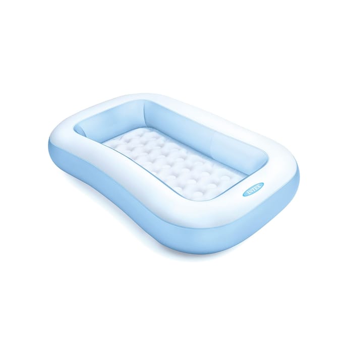 Intex Rechthoekig Opblaaszwembad Blauw - 166 x 100 x 25 cm