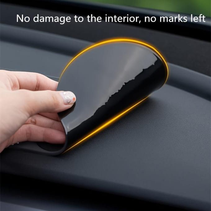1 stuks Antislip Auto Dashboard Plakmat | Telefoon-, Sleutelhouder, Antislip Pad black