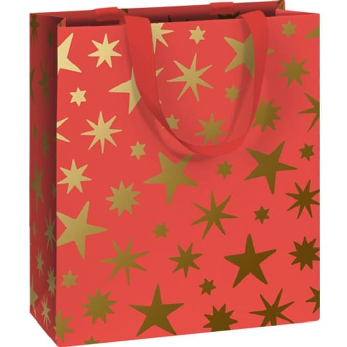 Stewo kerst geschenktasje aika, formaat 18 x 8 x 21 cm