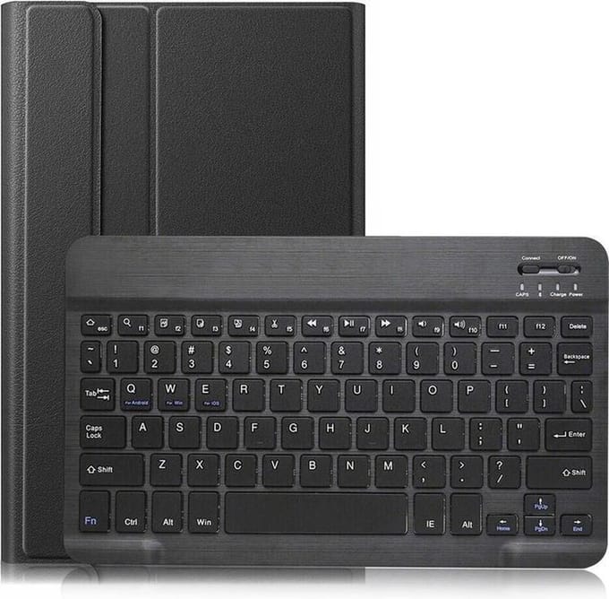 Smart Keyboard Case Zwart - Wireless Bluetooth Keyboard hoesje met toetsenbord 10 inch Universeel
