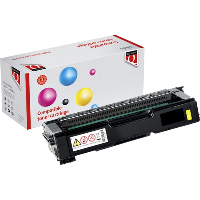 Toner Quantore alternatief tbv Ricoh 407719 geel
