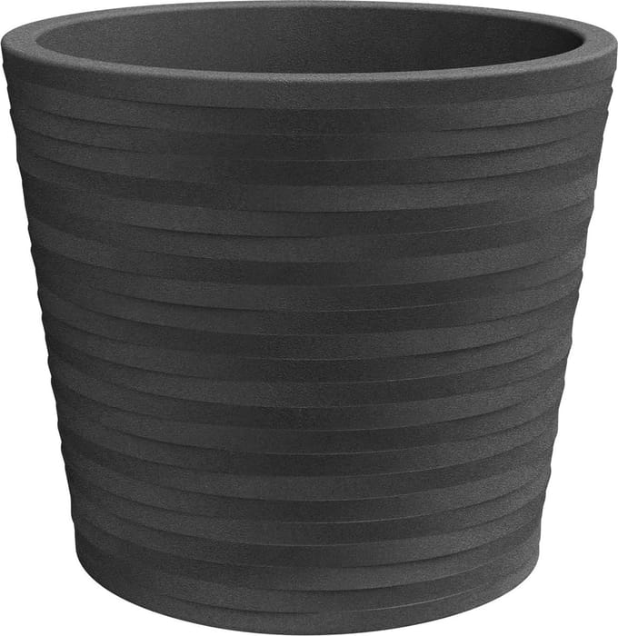 Bloempot Rond Hermes Elegance 40cm ANTRACIET Nicoli