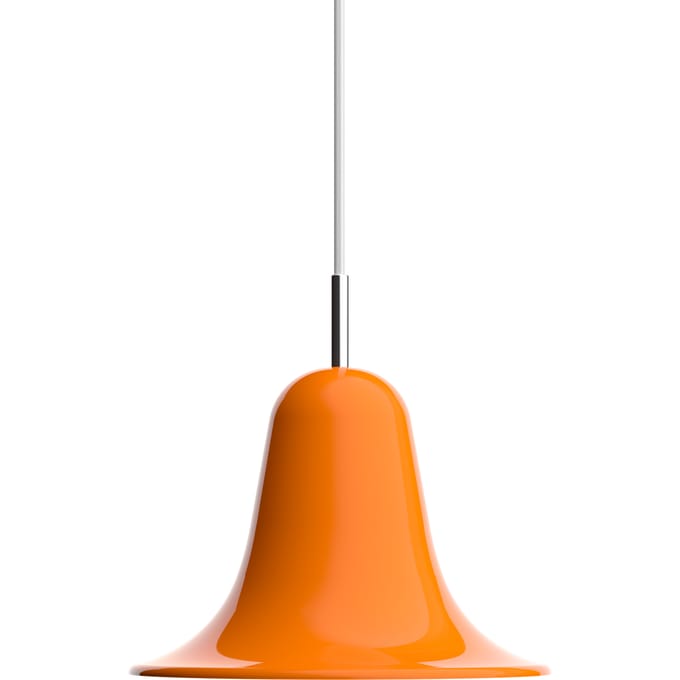 Verpan hanglamp Pantop, oranje, Ø 23 cm, metaal, E14