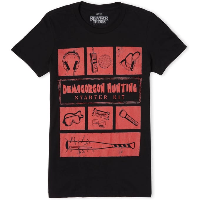 Stranger Things Demogorgon Hunter Women's T-Shirt - Black - M