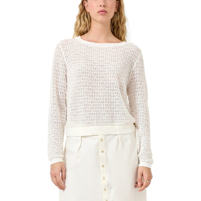 s.Oliver -qs Pullover Offwhite Size: M | Sweaters Outlet | Dames | Wit