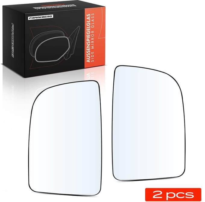 Frankberg 2x Spiegelglas Buitenspiegel Voor voor Mercedes-Benz