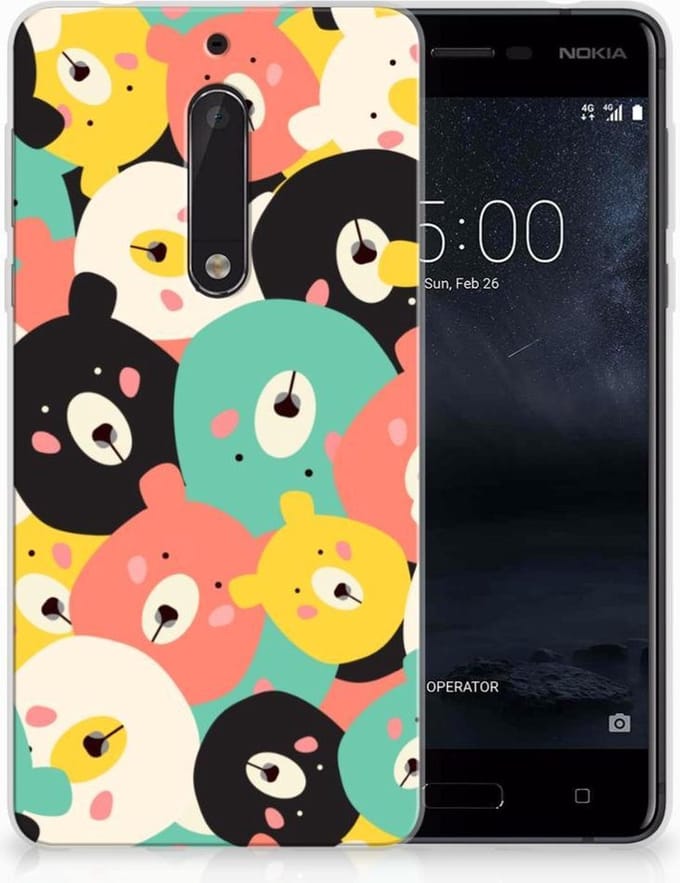 Nokia 5 Telefoonhoesje met Naam Bears