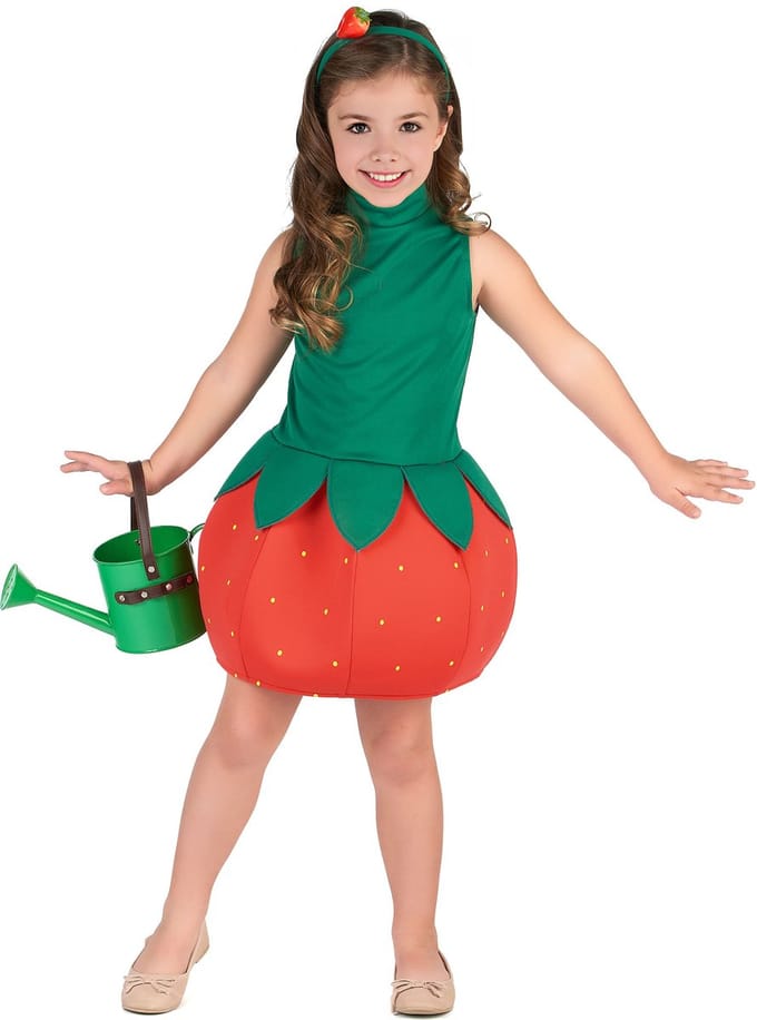 Vegaoo - Aardbei outfit voor meisjes