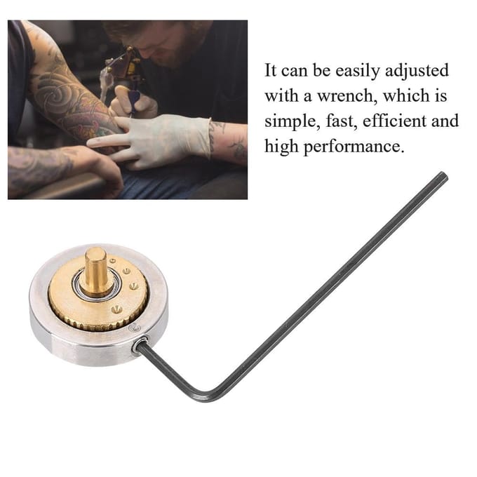Verstelbare Directe Motor Aandrijving Tattoo Machine Accessoires Cam Excentrisch Wiel beige