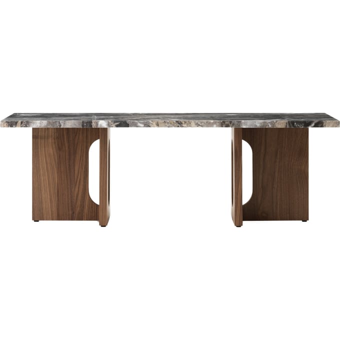 Audo Androgyne Salontafel - Grey Galaxy - notenhout