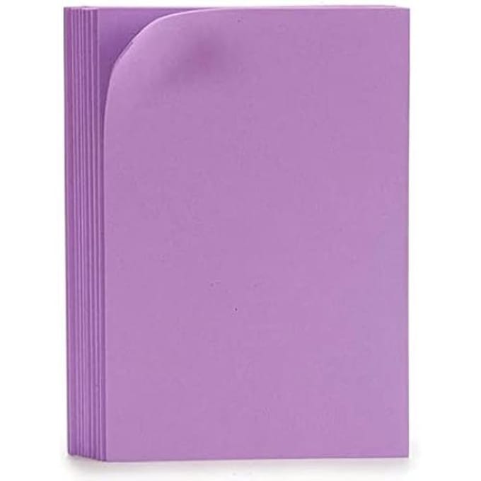 Penselen - Pincello - S3600187 - Set van 10 - Kleur Paars - EVA Rubber paars