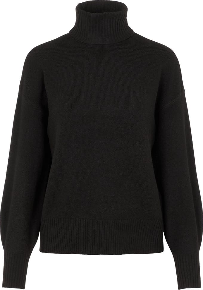 PIECES PCCAVA LS HIGH NECK KNIT NOOS BC Dames Trui - Maat XS