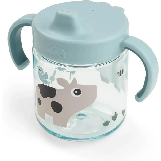Beker met tuit en 2 handvatten baby Done by Deer Tiny farm
