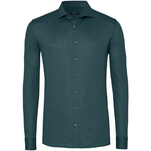 Desoto Luxury Overhemd Regal Twill Design Teal / male