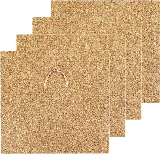 Wormdeken Compostbak - Wormenbak deken - Wormen Composterend - Jute Vezels - 60 x 60 cm - Bruin