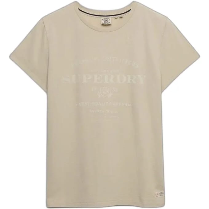 Dames-T-shirt Superdry Luxe Casual Classic