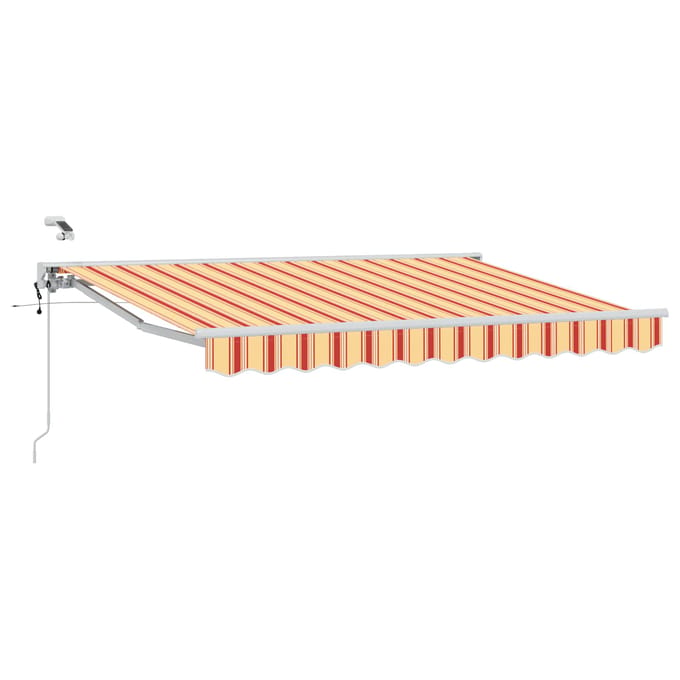 vidaXL - Elektrisch - Uitschuifbare - Zonneluifel - 3,5 - x - 2,5 - m