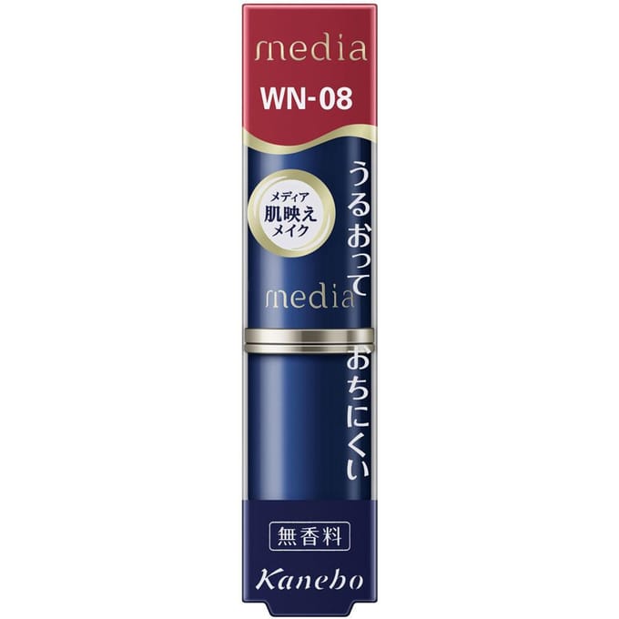 Kanebo - Media Creamy Lasting Lipstick Rouge A WN-08