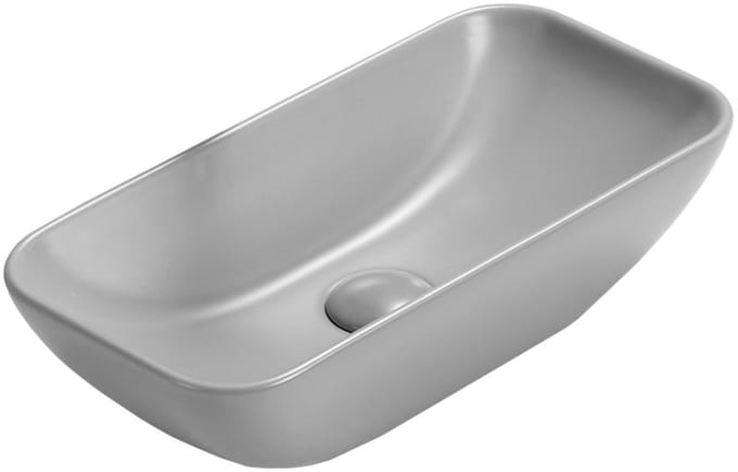 Mexen Klara opzetwasbak 46 x 23 cm, lichtgrijs mat - 21564661