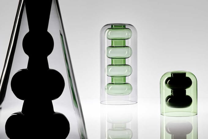 Tom Dixon - Bump Vaas High - groen