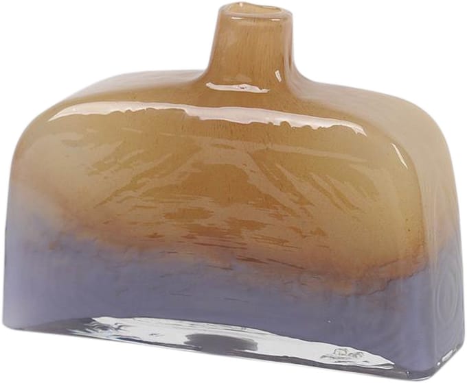 Rasteli Vaas Butterscotchs Glas Gemêleerd L 23,3 x 7,2 x H 17,4 cm
