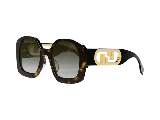 Fendi FE40048U 52F Zonnebril - Dames - Bruin