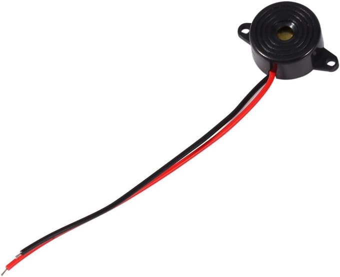 3-24V Piezo Elektronische Geluidswaarschuwingsbuzzer - 85-95dB Continue Geluid - Kabel Lengte 100mm