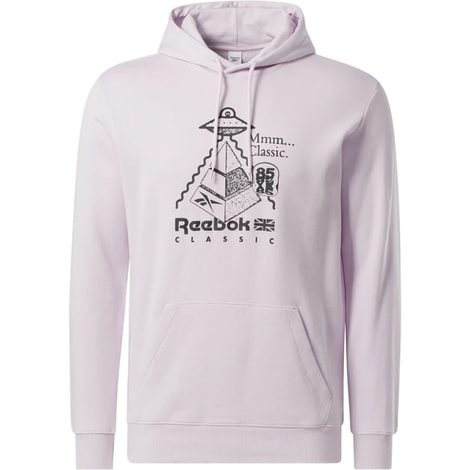 Reebok - Katoenen Hoodie - Roze - Maat S