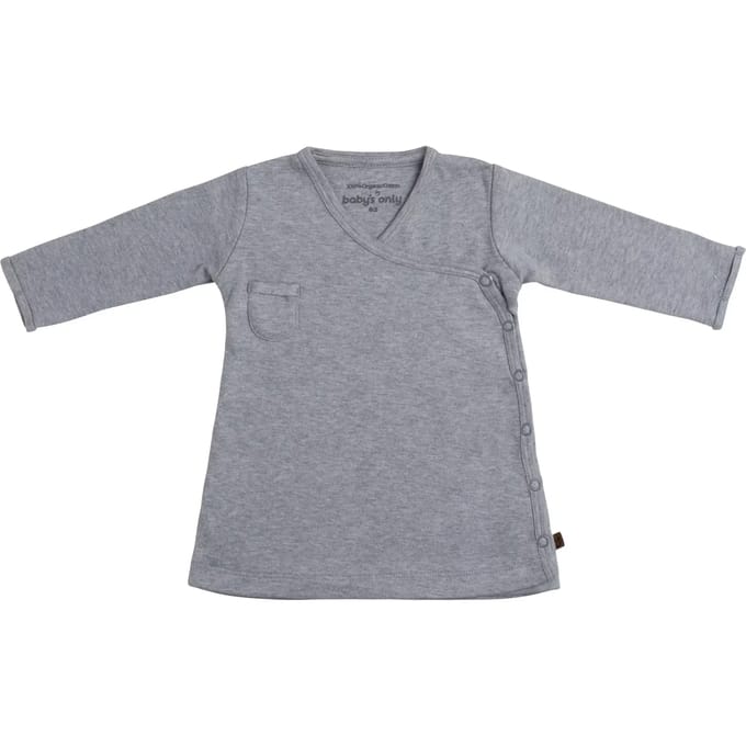Baby's Only Jurkje Melange - Grijs - 68 - 100% ecologisch katoen - GOTS
