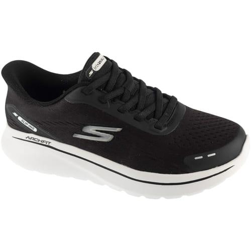 Skechers Go Walk Arch Fit N-Joy, Mannen, Zwart, Sneakers, maat: 41