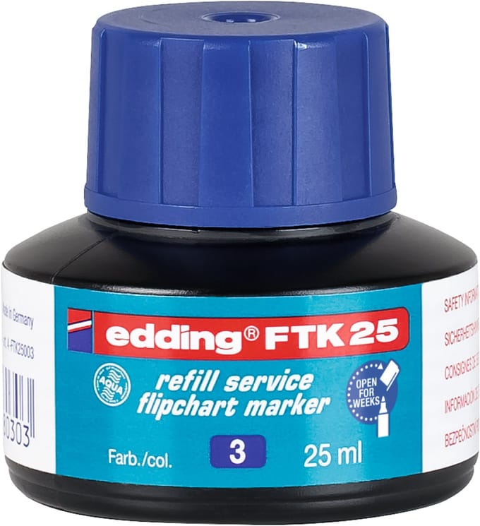 Edding Ftk 25 Navulinkt Blauw