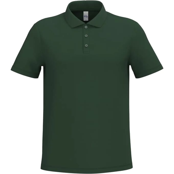 iDeal Basic Brand Heren piquépolo IB220 - Ideal Forest Green - M