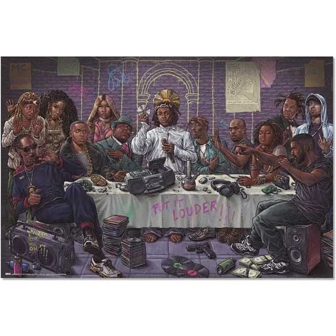Poster Erik Hip Hop The Last Supper