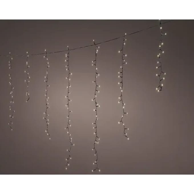 Decoris Led Balkonverlichting 8 Functie Twinkel Effect - 256 Led's - Warm Wit - 80cm - Binnen & Buiten