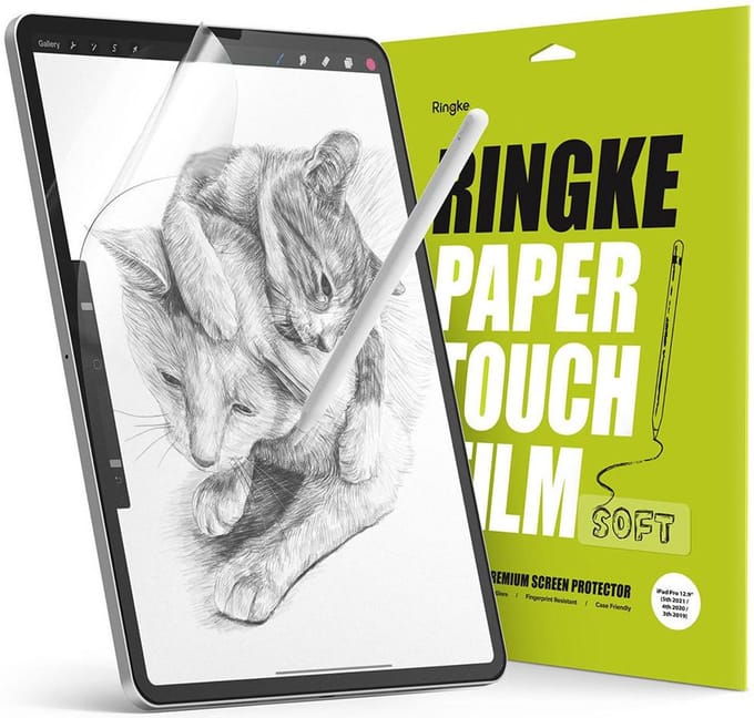 Ringke Paper Touch Soft Sceen Protector Geschikt voor Apple iPad Pro 12.9