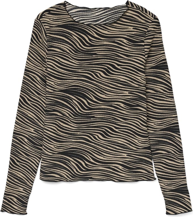 VERO MODA - VMFRIGA LS O-NECK TOP JRS GA - Dames - Blouses