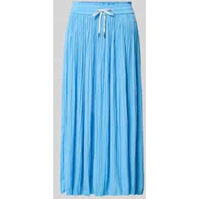 Midirok in plissé-look