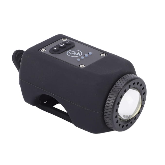 Fietslamp met Toeter USB Opladen Waterdicht Breed Straal 110dB Stuur Fiets Toeter Lamp gray