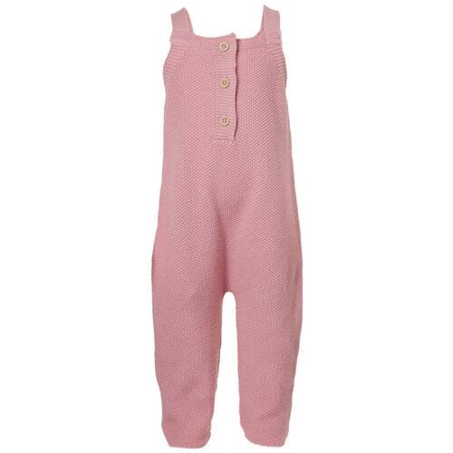 LUPILU Gebreide baby tuinbroek (Roze, 86/92)