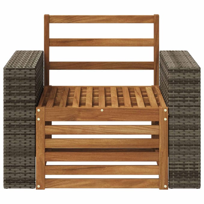 vidaXL - Buiten - Midden - Sofa - Naturel