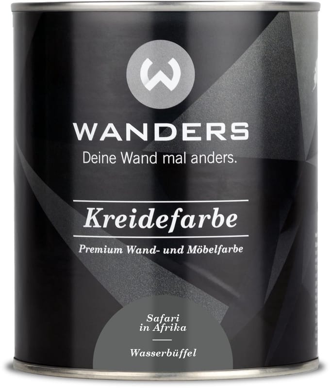 Wanders24 Shabby Chic krijtverf – 750 ml – waterbuffel grijs mat