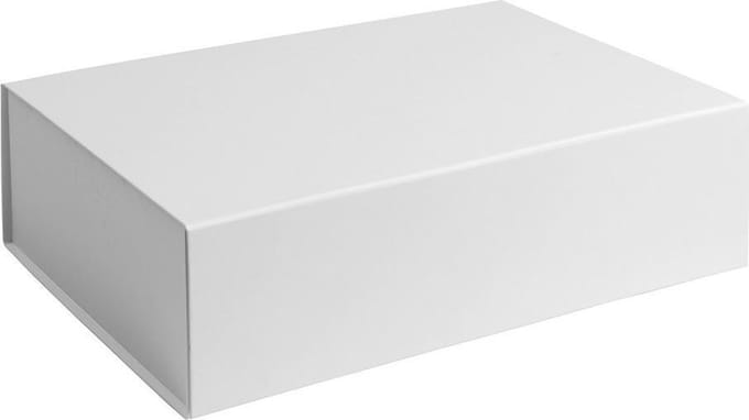 Cadeaudoos, 35x25x10cm WIT (2 stuks)
